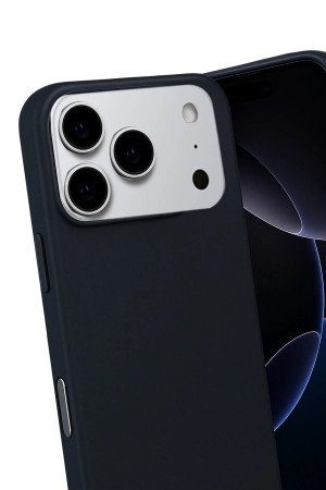 LRZ02 Apple iPhone 17 Pro Max Nano içi Kadife Silikon - Siyah&hellip;