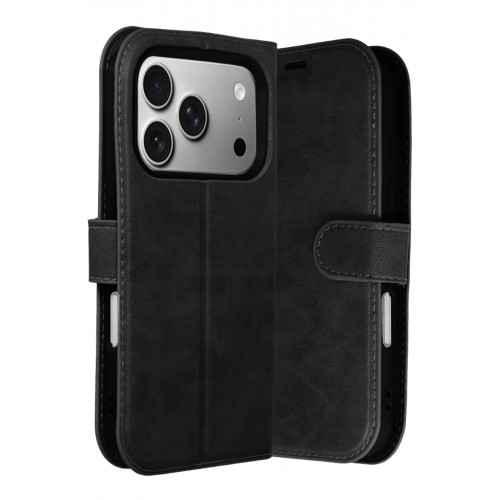 LRZ02 Apple iPhone 17 Pro Trend S Plus Kapaklı Kılıf - Siyah