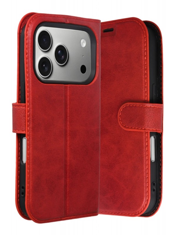 LRZ02 Apple iPhone 17 Pro Trend S Plus Kapaklı Kılıf - Kırmızı&hellip;