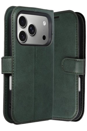 LRZ02 Apple iPhone 17 Pro Trend S Plus Kapaklı Kılıf - Yeşil&hellip;