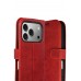 LRZ02 Apple iPhone 17 Pro Max Trend S Plus Kapaklı Kılıf - Kırmızı