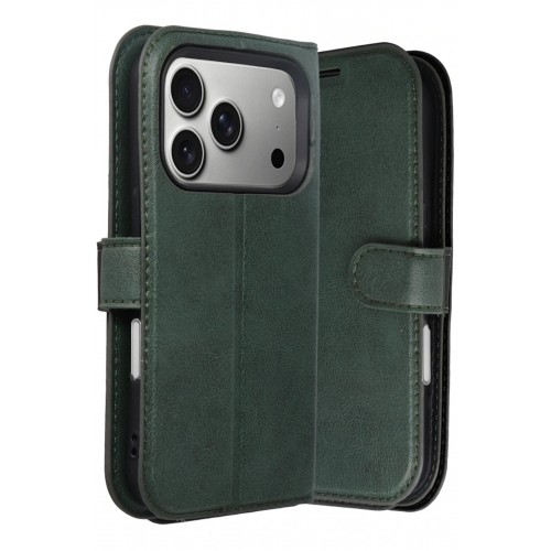 LRZ02 Apple iPhone 17 Pro Max Trend S Plus Kapaklı Kılıf - Yeşil