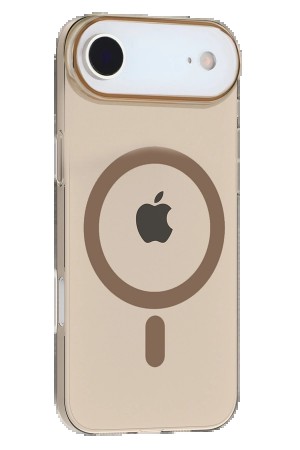 LRZ02 Apple iPhone 17 Air PC Blank Magsafe Kapak - Çöl Titanyum&hellip;