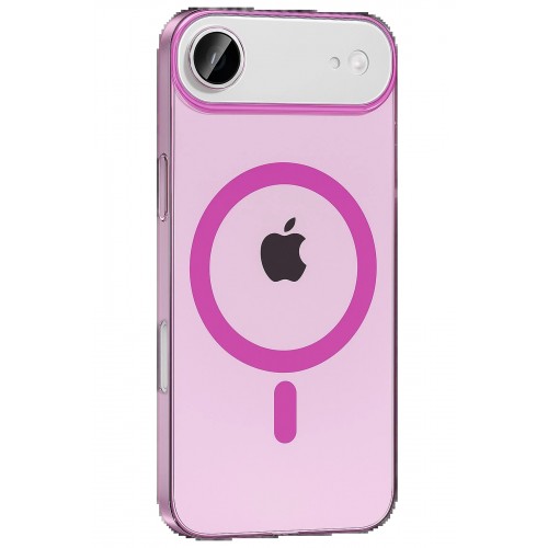 LRZ02 Apple iPhone 17 Air PC Blank Magsafe Kapak - Pembe