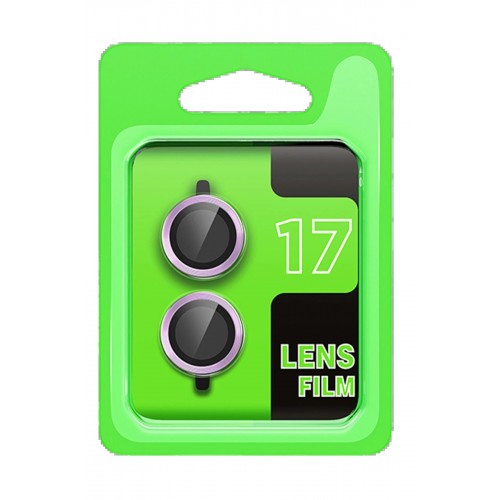 LRZ02 Apple iPhone 17 Raze Metal Kamera Lens - Açık Mor