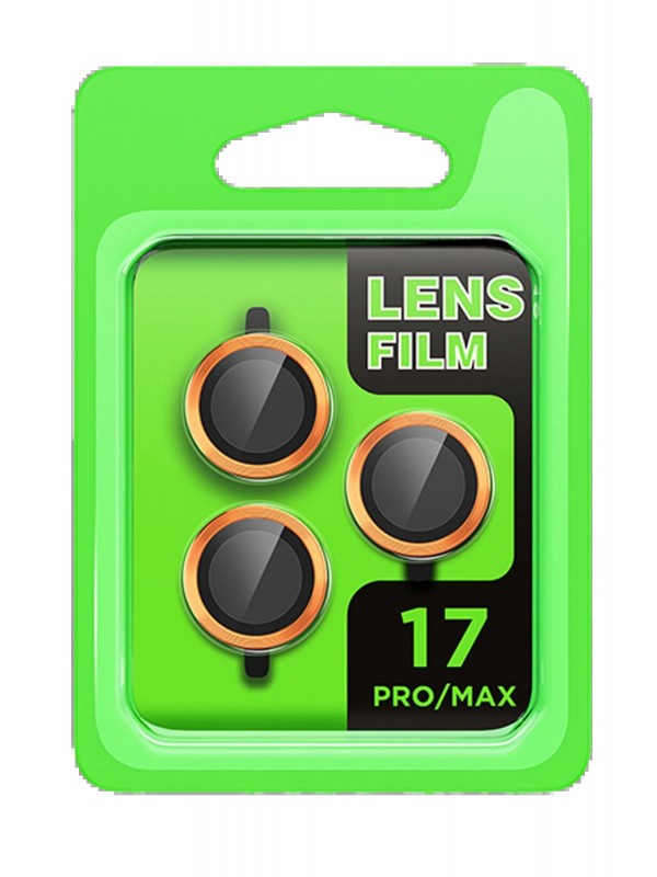 LRZ02 Apple iPhone 17 Pro Raze Metal Kamera Lens - Turuncu&hellip;