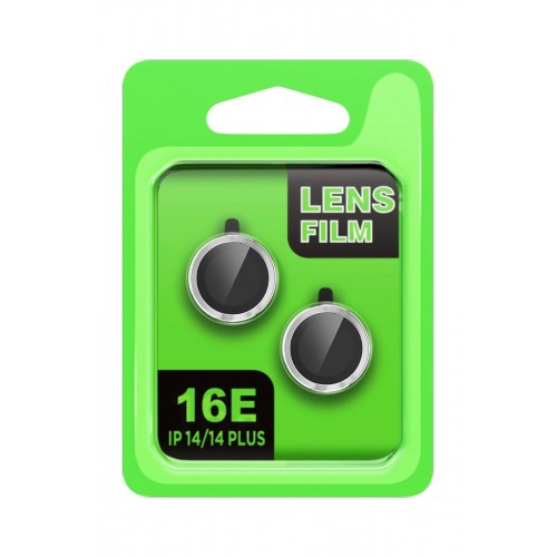 LRZ02 Apple iPhone 16E Raze Metal Kamera Lens - Gümüş