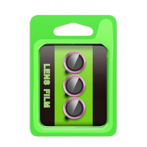 LRZ02 Samsung Galaxy S25 FE Raze Metal Kamera Lens - Pembe