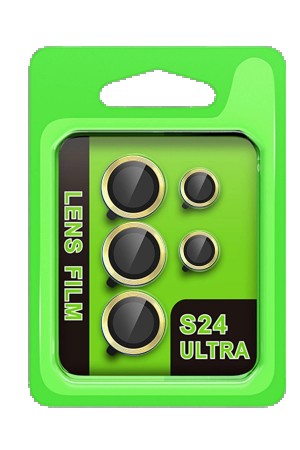 LRZ02 Samsung Galaxy S24 Ultra Raze Metal Kamera Lens - Sarı&hellip;