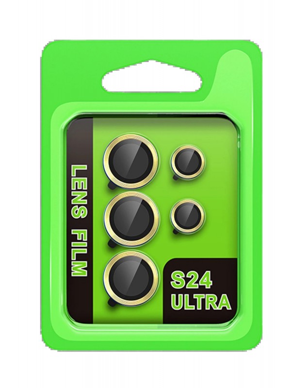 LRZ02 Samsung Galaxy S24 Ultra Raze Metal Kamera Lens - Sarı&hellip;