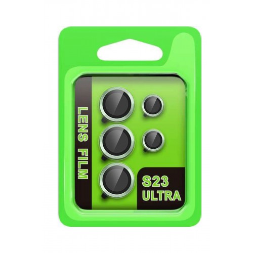 LRZ02 Samsung Galaxy S23 Ultra Raze Metal Kamera Lens - Yeşil LRZ02 Samsung Galaxy S23 Ultra Raze Metal Kamera Lens - Yeşil