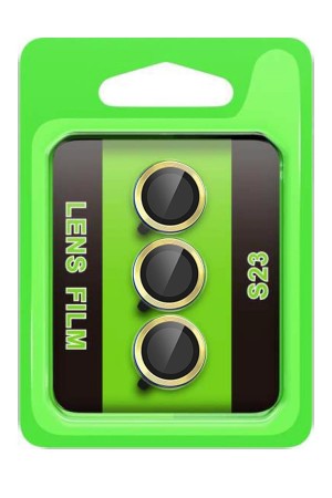 LRZ02 Samsung Galaxy S23 Raze Metal Kamera Lens - Sarı&hellip;