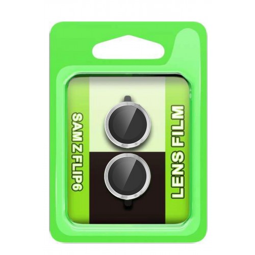 LRZ02 Samsung Galaxy Z Flip 6 Raze Metal Kamera Lens - Gümüş