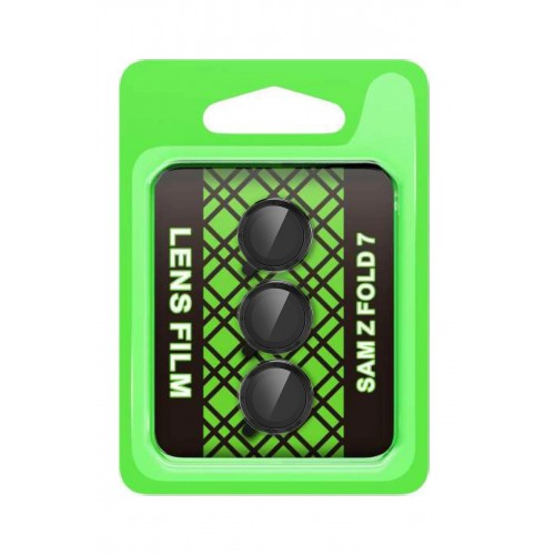 LRZ02 Samsung Galaxy Z Fold 7 Raze Metal Kamera Lens - Siyah