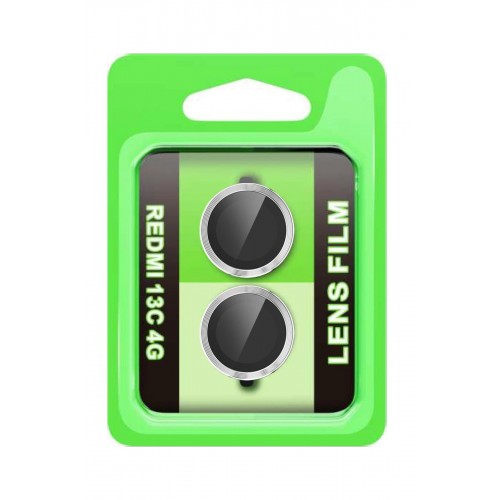 LRZ02 Xiaomi Redmi 13C Raze Metal Kamera Lens - Gümüş