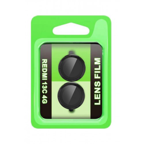 LRZ02 Xiaomi Redmi 13C Raze Metal Kamera Lens - Siyah LRZ02 Xiaomi Redmi 13C Raze Metal Kamera Lens - Siyah