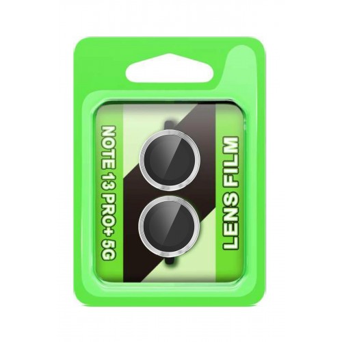 LRZ02 Xiaomi Redmi Note 13 Pro Plus Raze Metal Kamera Lens - Gümüş