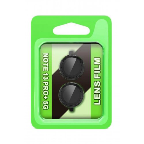 LRZ02 Xiaomi Redmi Note 13 Pro Plus Raze Metal Kamera Lens - Siyah