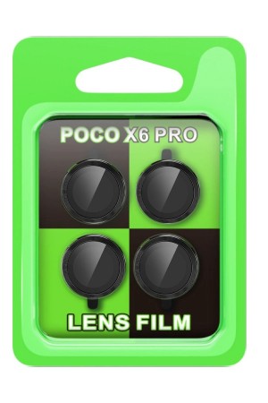 LRZ02 Xiaomi Poco X6 Pro Raze Metal Kamera Lens - Siyah&hellip;