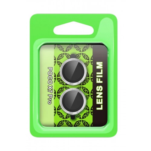 LRZ02 Xiaomi Poco X7 Pro Raze Metal Kamera Lens - Gümüş