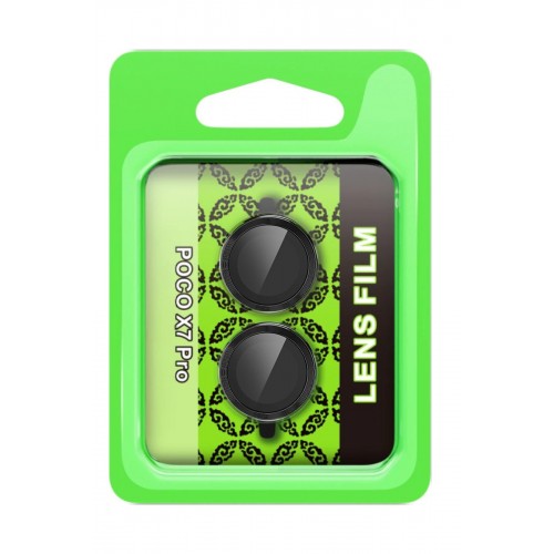 LRZ02 Xiaomi Poco X7 Pro Raze Metal Kamera Lens - Siyah