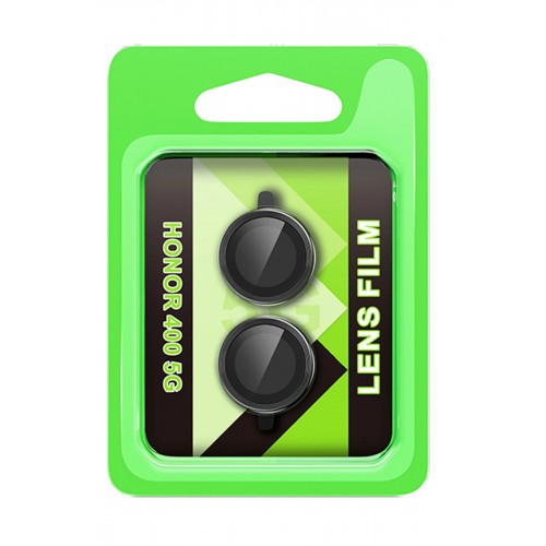 LRZ02 Huawei Honor 400 Raze Metal Kamera Lens - Siyah