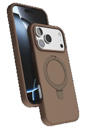 LRZ02 Apple iPhone 17 Pro Max Regal Magsafe Standlı Kapak - Çöl Titanyu&hellip;