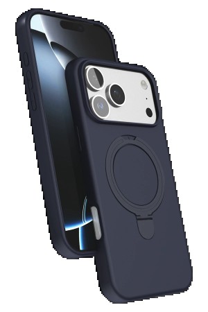 LRZ02 Apple iPhone 17 Pro Max Regal Magsafe Standlı Kapak - Lacivert&hellip;