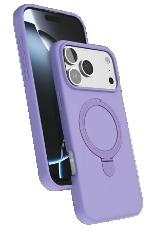 LRZ02 Apple iPhone 17 Pro Max Regal Magsafe Standlı Kapak - Lila&hellip;