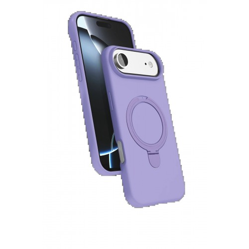 LRZ02 Apple iPhone 17 Air Regal Magsafe Standlı Kapak - Lila