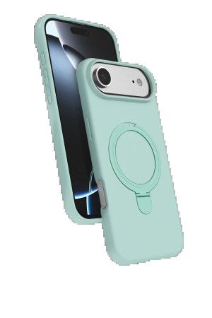 LRZ02 Apple iPhone 17 Air Regal Magsafe Standlı Kapak - Su Yeşili&hellip;