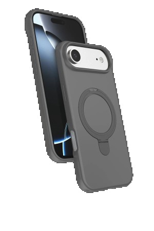 LRZ02 Apple iPhone 17 Air Regal Magsafe Standlı Kapak - Titan Gri&hellip;