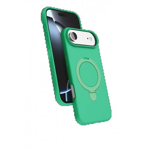 LRZ02 Apple iPhone 17 Air Regal Magsafe Standlı Kapak - Yeşil