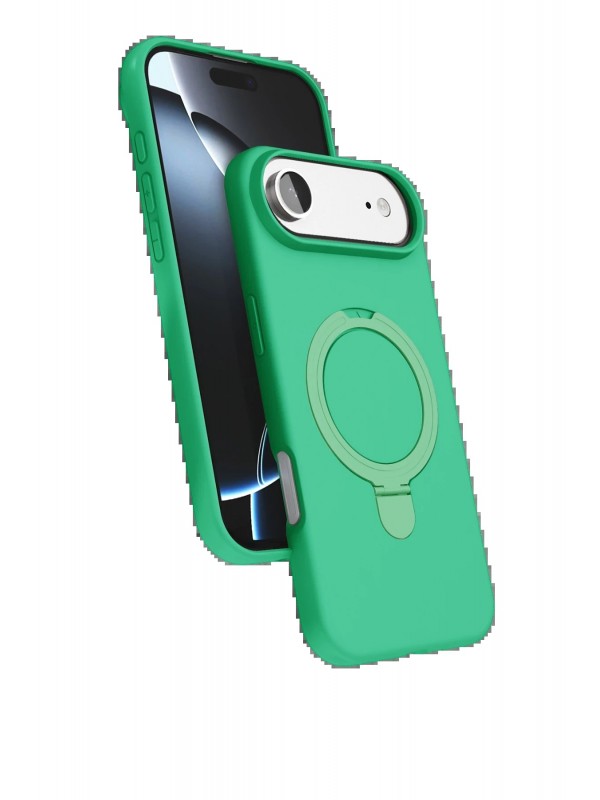 LRZ02 Apple iPhone 17 Air Regal Magsafe Standlı Kapak - Yeşil&hellip;