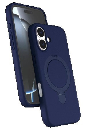 LRZ02 Apple iPhone 17 Regal Magsafe Standlı Kapak - Lacivert&hellip;