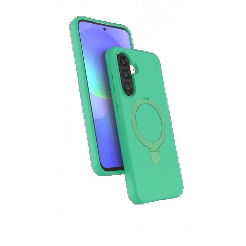LRZ02 Samsung Galaxy A56 Regal Magsafe Standlı Kapak - Yeşil
