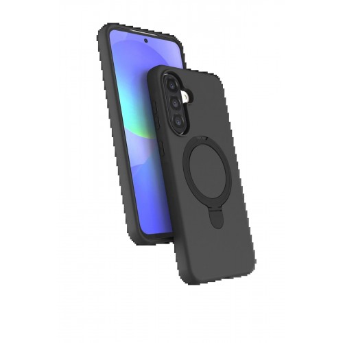LRZ02 Samsung Galaxy A56 Regal Magsafe Standlı Kapak - Siyah