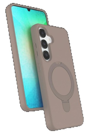 LRZ02 Samsung Galaxy S25 Regal Magsafe Standlı Kapak - Çöl Titanyum&hellip;