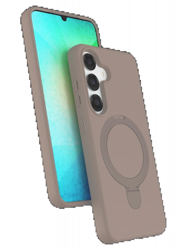 LRZ02 Samsung Galaxy S25 Regal Magsafe Standlı Kapak - Çöl Titanyum&hellip;