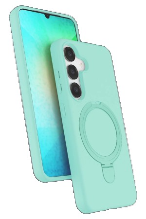 LRZ02 Samsung Galaxy S25 Regal Magsafe Standlı Kapak - Su Yeşili&hellip;