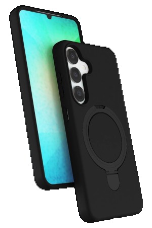 LRZ02 Samsung Galaxy S25 Regal Magsafe Standlı Kapak - Siyah&hellip;