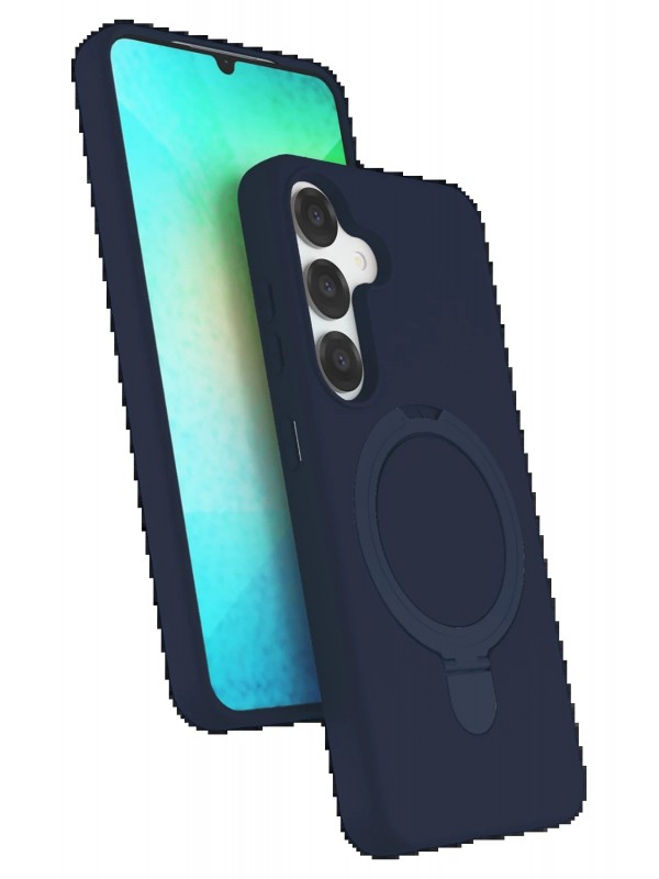 LRZ02 Samsung Galaxy S25 Regal Magsafe Standlı Kapak - Lacivert&hellip;