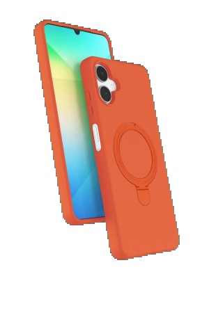 LRZ02 Samsung Galaxy A06 Regal Magsafe Standlı Kapak - Turuncu&hellip;