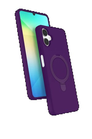 LRZ02 Samsung Galaxy A06 Regal Magsafe Standlı Kapak - Derin Mor&hellip;