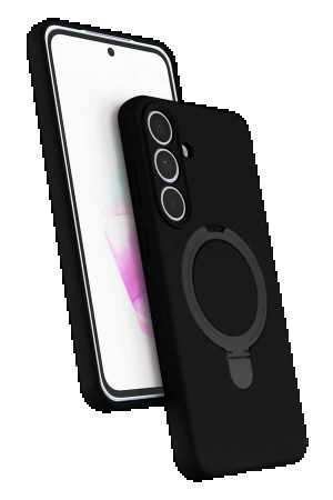 LRZ02 Samsung Galaxy S24 FE Regal Magsafe Standlı Kapak - Siyah&hellip;