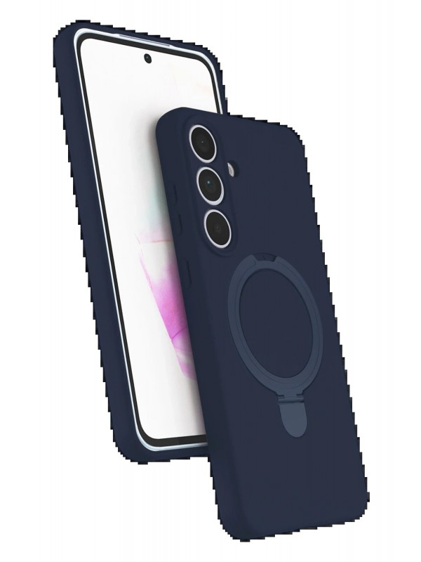 LRZ02 Samsung Galaxy S24 FE Regal Magsafe Standlı Kapak - Lacivert&hellip;