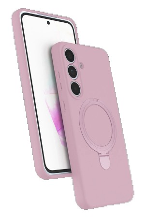 LRZ02 Samsung Galaxy S24 FE Regal Magsafe Standlı Kapak - Açık Pembe&hellip;