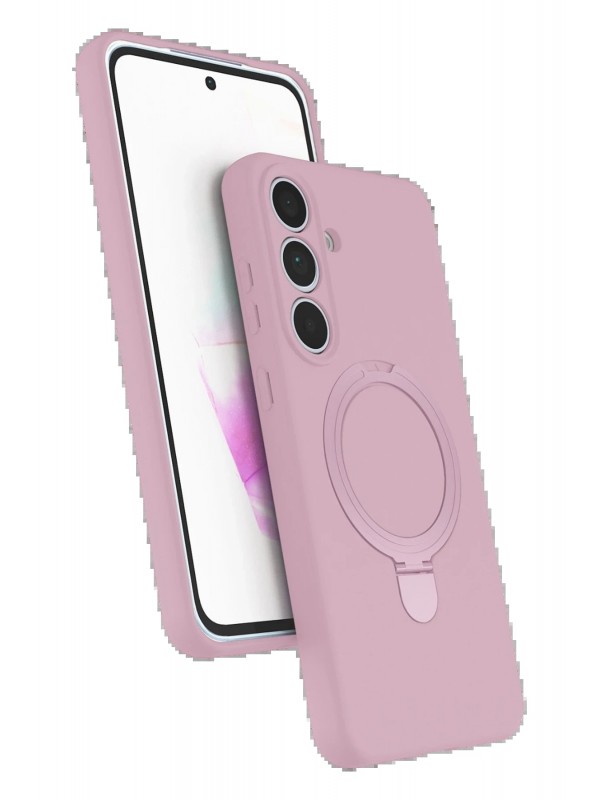 LRZ02 Samsung Galaxy S24 FE Regal Magsafe Standlı Kapak - Açık Pembe&hellip;