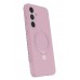 LRZ02 Samsung Galaxy S24 FE Regal Magsafe Standlı Kapak - Açık Pembe