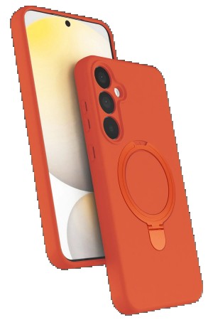 LRZ02 Samsung Galaxy A55 5G Regal Magsafe Standlı Kapak - Turuncu&hellip;